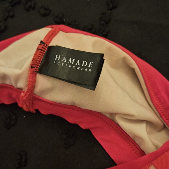 Hamade UK size 12 high waist pole bottom and crop top set. US large - Picture 5 of 6